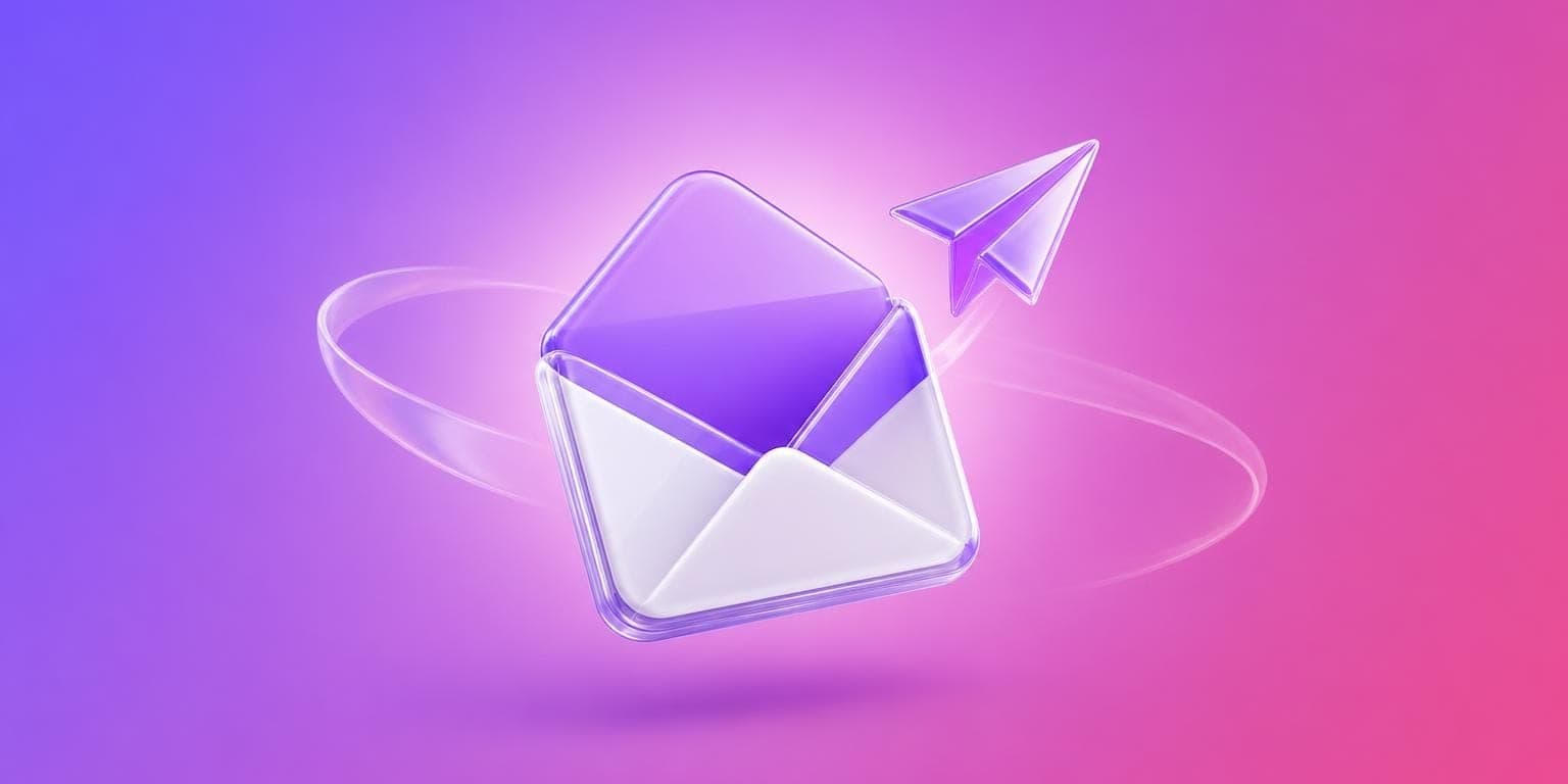 Illustration: an open envelope with a paper plane lifting away from it